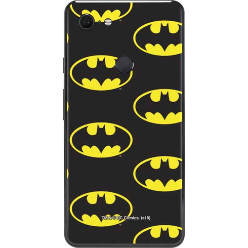 DC Comics Batman Logo Pattern Google Pixel 3 XL Skin